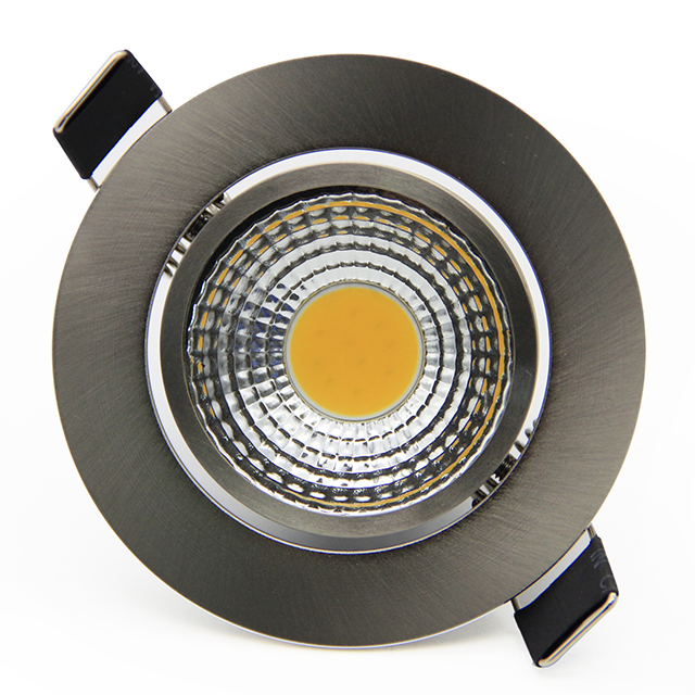 LED圆形嵌入式射灯5w可调天花筒灯